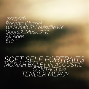 Soft Self Portraits // Moriah Bailey in Acoustic Contact // Tender Mercy