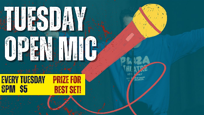 TUESDAY COMEDY OPEN MIC @ THE GIMMICK! BYOB!