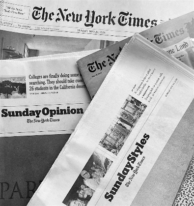 Sunday New York Times Readers Gaggle