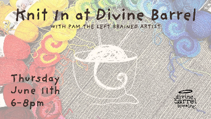 Knit-In with The Left-Brained Artist