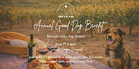 Novy's Ark Annual Good Dog Benefit