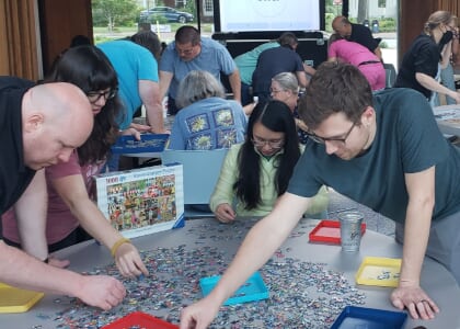 Speed Puzzling in the Park