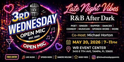 3rd Wednesday Open Mic