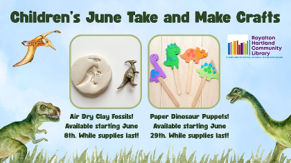 June Children's Take & Make Crafts!