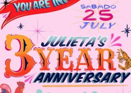 Julieta's 3 Year Anniversary