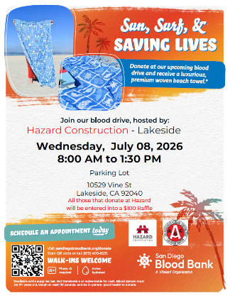 AGC & Hazard Construction Blood Drive