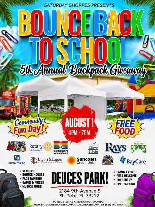 Bounce Back to School: 5th Annual Backpack Giveaway