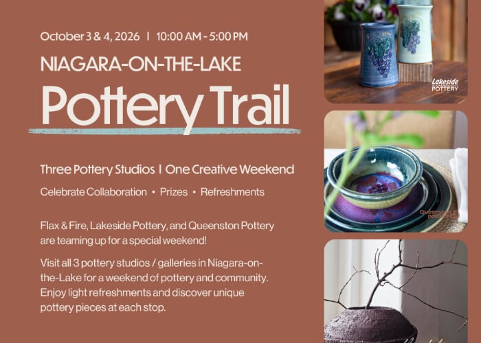 Gallery: NOTL Pottery Trail with Queenston Pottery, Flax & Fire and Lakeside Pottery