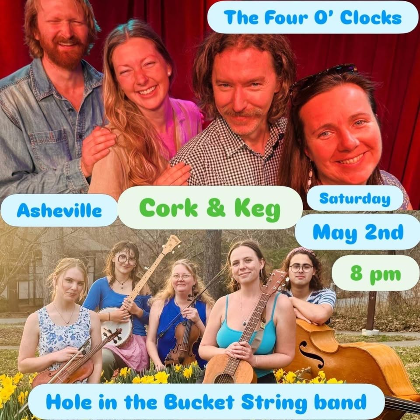 The Four O'Clocks (O.T. Band from Atlanta) @ the Cork & Keg
