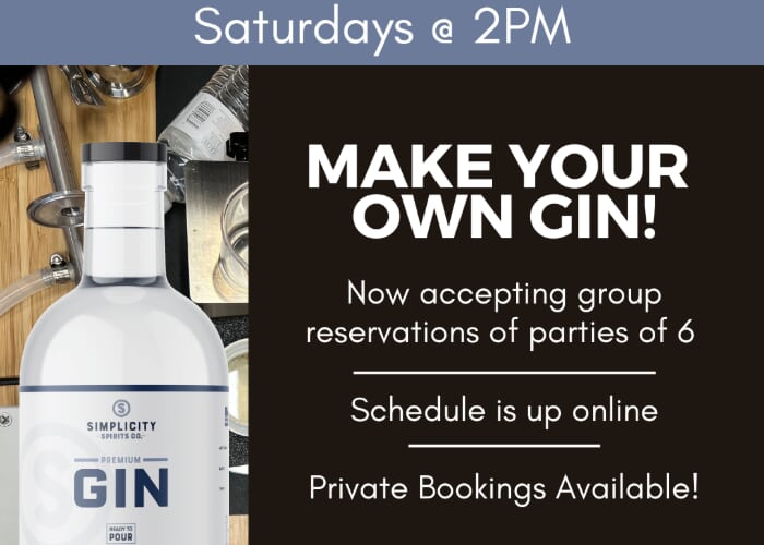 Gin Making School at Simplicity
