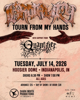 Brotality - Tourn From My Hands Tour w/ Quantifier + Local Support TBA