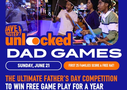 Dad's Games at Dave & Buster's