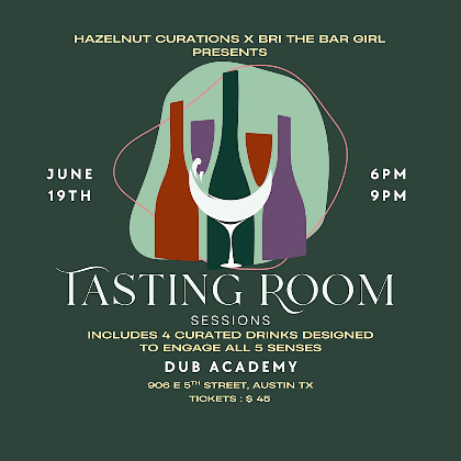 Hazelnut Curations Tasting room sessions