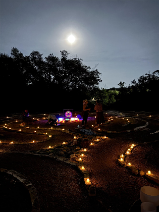 Strawberry Full Moon Labyrinth Sound Bath Journey