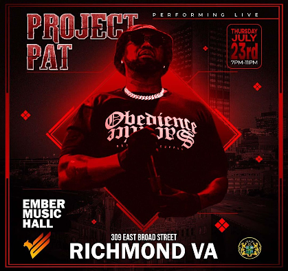 PROJECT PAT LIVE IN CONCERT IN RICHMOND VIRGINIA 7/23/26