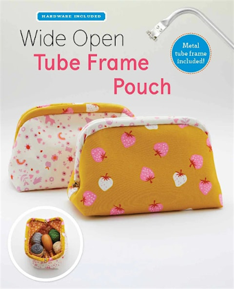 Zakka Workshop Class - Wide Open Tube Frame Pouch