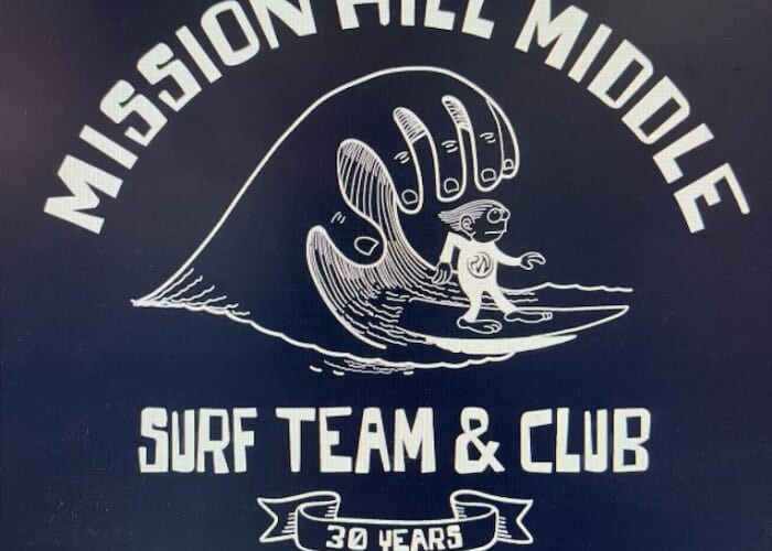 Mission Hill Middle School Surf Team & Club 30th Anniversary Paddle Out