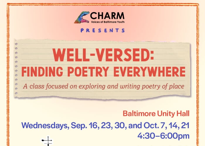 CHARM's Fall Writing Class