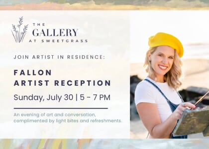 Artist in Residence Reception at Wild Dunes Resort