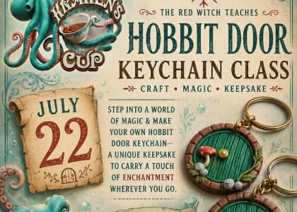 Hobbit Door Keychain Workshop - A Journey into the Fey Wilds