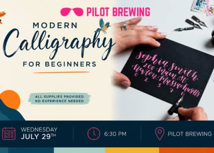 Sip & Script Modern Calligraphy for Beginners
