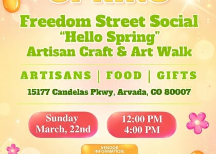 Hello Spring Artisan Craft & Art Walk at Freedom Street Social