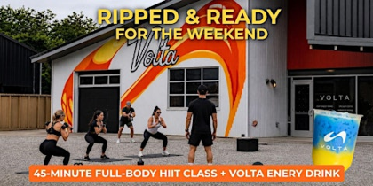 Ripped & Ready for the Weekend at Volta Cafe