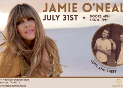 Jamie O'Neal Performing at Harken Hall July 31