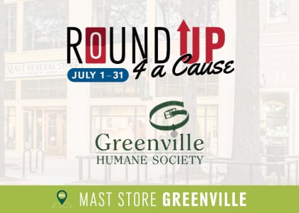 Round UP for Greenville Humane Society