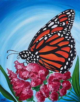 Monarch Butterfly On Flower