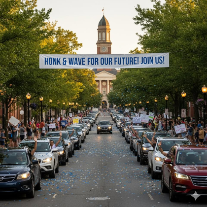 Honk and Wave