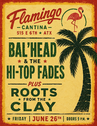 Reggae with Bal'Head & The Hi-Top Fades & Roots From The Clay