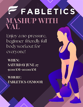 Mashup with Val at Fabletics Oxmoor