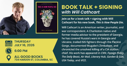 Book Talk + Signing with Will Cathcart: "This is How People Die