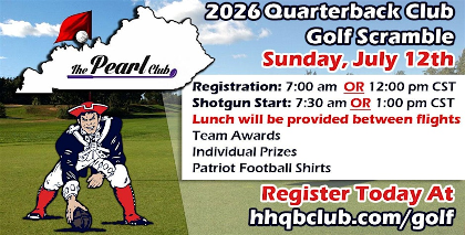 2026 Heritage Hills Quarterback Club Golf Scramble