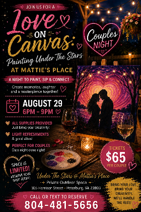 Love On Canvas: Painting Under The Stars