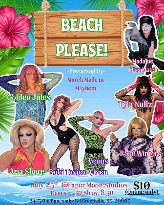 Beach Please! A beach party… but with Drag Queens!!