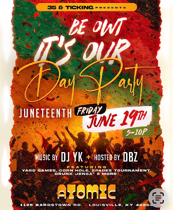 35 & Ticking Hosted by DBZ presents Be OWT OUR Day Party