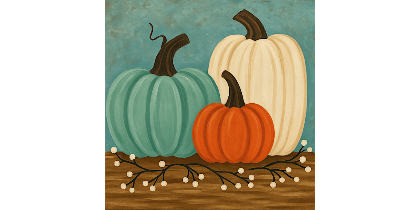 Pumpkin Kisses, Harvest Wishes - Paint and Sip in Charleston | Classpop!™