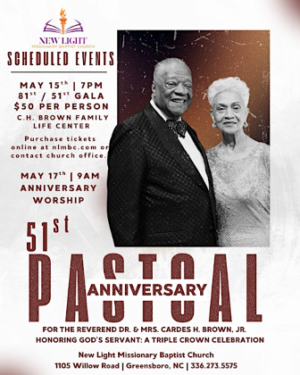 51st Pastoral Anniversary Celebration