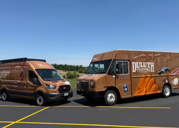 Duluth Trading's Bigger Dam Van Stops at the Sandy Farmers Market