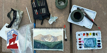 Watercolor Journaling in the Kawuneeche Valley