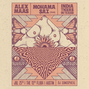 Alex Maas, Mohama Saz, India Tigers in Texas + DJ Sonosphere
