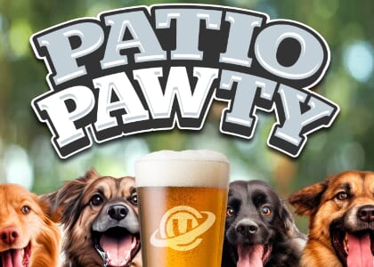 Patio Pawty Doggie Happy Hour