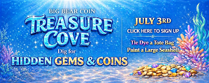 Treasure Cove Dig, Tie Dye, Paint