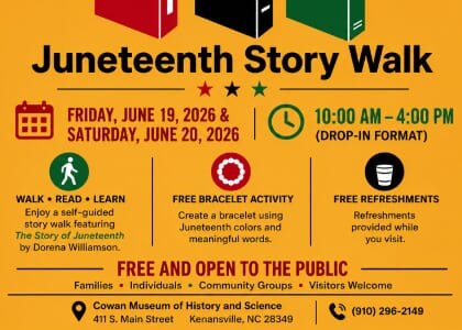 Juneteenth Story Walk at the Cowan Museum