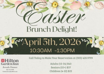 Easter Brunch at Hilton Garden Inn Arvada