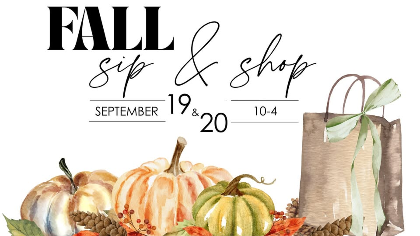 Fall Sip & Shop!