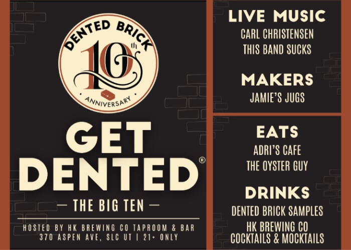 Dented Brick Distillery   GET DENTED® ~The Big Ten~