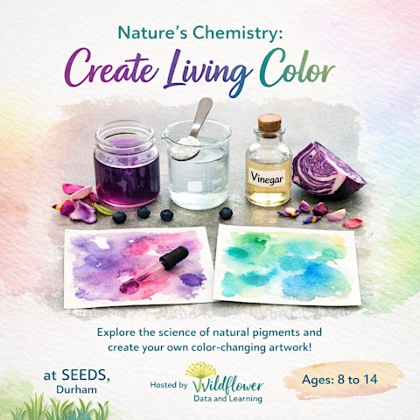 Kids Science workshop: Nature's Chemistry - Create Living Color